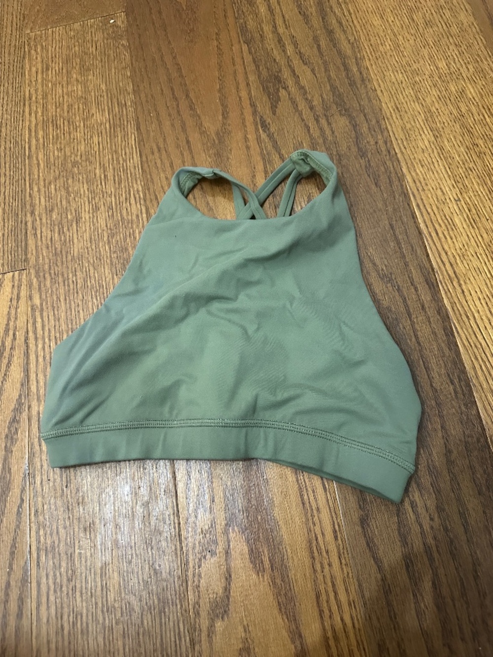 Southern Athletica Green High Neck Halter Strappy Sport Athletic Bra  Women S